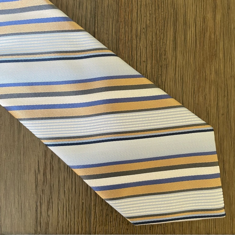 Perry Ellis Portfolio Diagonal Stripe Silk Necktie
Classic size